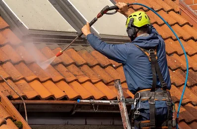 Démoussage et hydrofuge de toiture à Raze